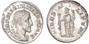 Maximin 1er - Denier (236-238, Rome) - La Fidélité