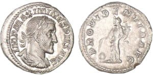 Maximin 1er - Denier (238, Rome) - La Providence