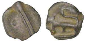 Séquanes - Potin à la grosse tête (80-50 av. J.-C.)