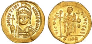Justinien 1er - Solidus (527-563, Constantinople)
