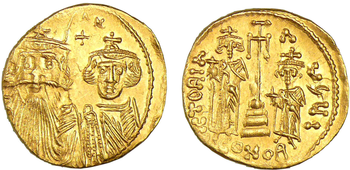 Constans II - Solidus (641-668, Constantinople) Constans II - Solidus (641-668, Constantinople)