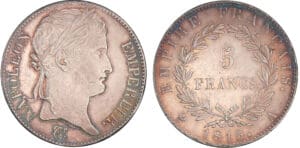 5 francs Napoléon - 100 jours - 1815 A (Paris)