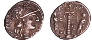 Minucia - Denier (135 av. J.-C.)