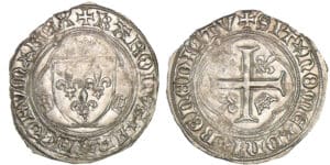 Charles VIII - Blanc à la couronne - Paris