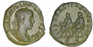 Philippe II - Sesterce (248, Rome) - Philippe 1er et Philippe II