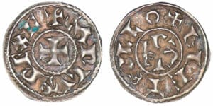 Poitou - Immobilisation Charles II le Chauve - Denier (Melle)