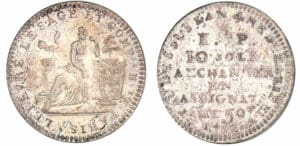 Constitution (1791-1792) - 10 sols de Lefèvre Lesage et Cie - 1792