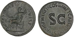 Domitien - Sesterce (80, Rome) - Restitution de Titus