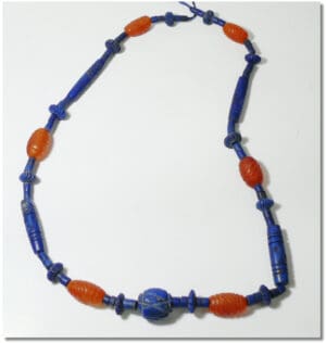 Romain - Collier en perles de lapis-lazuli - IIème-IVème siècle ap. J.-C.