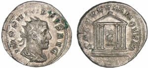 Philippe 1er - Antoninien (248, Rome) - Temple