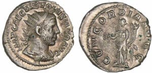 Volusien - Antoninien (251, Milan) - La Concorde