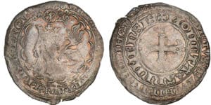 Hollande - Est Frise - Geldre (Guelders) - Eduard - Double lion heaumé