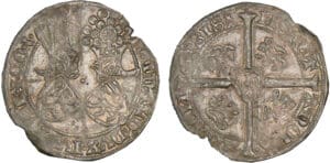Hollande - Est Frise - Geldre (Guelders) - Renaud IV - Double gros