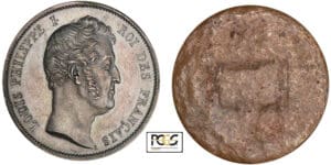 Louis-Philippe Ier (1830-1848) - Concours de Galle - 5 francs cliché uniface