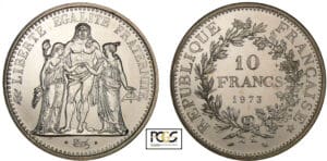10 francs Hercule 1973