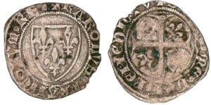Charles VI - Demi-guénar - Tours 