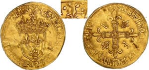 François 1er - Ecu d'or au soleil - 5ème type - Tarascon