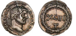 Dioclétien - Argenteus (300-301, Ticinum)