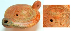 Romain - Lampe à huile - IIème- IVème siècle ap. J.-C.