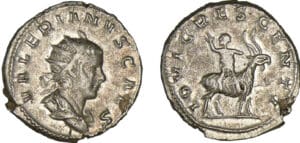 Valérien II - Antoninien (257-258, Cologne) - Chèvre