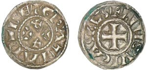 Limousin - Vicomte de Limoges - Denier au nom d'Eudes