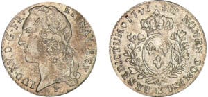 Louis XV (1715-1774) - 1/10 d'écu au bandeau - 1741 X (Amiens)