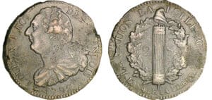 Constitution (1791-1792) - 2 sols au faisceau type FRANCOIS 1792 A (Paris)