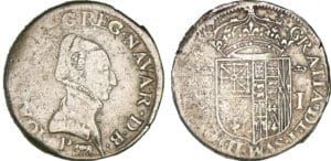 Navarre - Jeanne d'Albret - Teston 1562 (Pau)