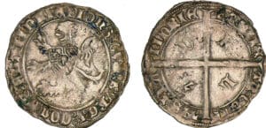 Flandre - Jean sans Peur - Double gros d'argent (Cromsteert)