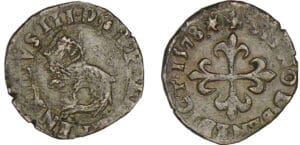 Henri III - Liard du Dauphiné - 2ème type 1578 (Grenoble)