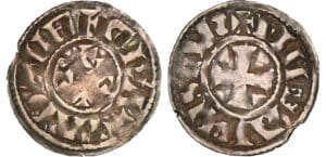 Limousin - Vicomté de Limoges - Denier au nom de Eudes