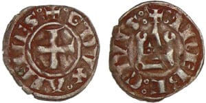 Athènes - Guillaume de la Roche - Denier tournois