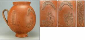 Romain - Pot en sigillée - Ier sècle av.- IIème siècle ap. J.-C.