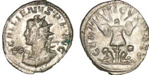 Gallien - Antoninien (257-258, Cologne) - Trophée