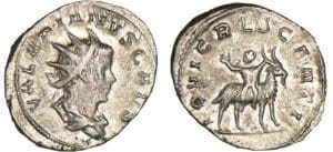 Valérien II - Antoninien (257-258, Cologne) - Chèvre