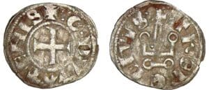 Athènes - Guillaume de la Roche - Denier tournois