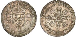 Henri II - Douzain aux croissants - 1550 A (Paris)