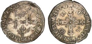 Henri II - Douzain aux croissants - 1551 3 (Grenoble)