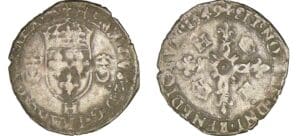Henri II (1547-1559) - Douzain aux croissants - 1549 H (La Rochelle)