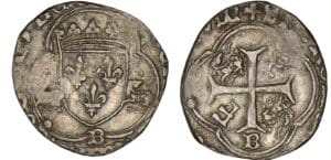 François 1er - Douzain aux salamandres - 1er type B (Rouen)