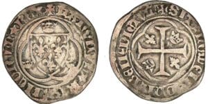 Charles VIII - Blanc à la couronne - Rouen