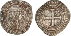 Charles VI - Blanc guénar - 5ème émission - Sainte Menehould