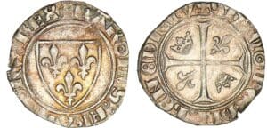 Charles VI - Blanc guénar - 2ème émission - Romans