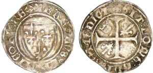 Charles VI - Blanc guénar - 2ème émission - Saint-Lô