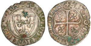 Charles VI (1380-1422) - Blanc guénar - Crémieu