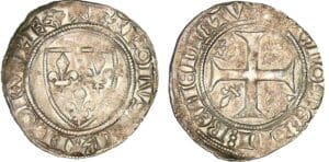 Charles VI (1380-1422) - Blanc guénar - Tournai