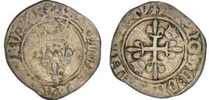 Charles VI (1380-1422) - Gros florette - La Rochelle