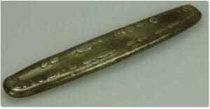 Laos - Royaume de Lanchang - "Langue de tigre" - Lat de 1 1/2 tamlumg