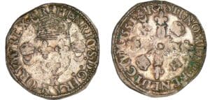 Henri II - Douzain aux croissants - 1551 K (Bordeaux)