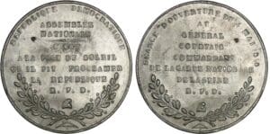Médaille politique 1848 - 4 mai - Réunion de l'assemblée constituante